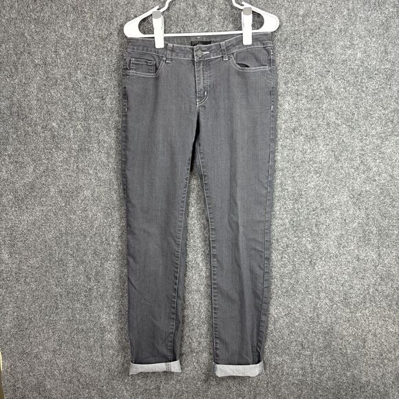 prAna Denim - prAna Jeans Womens Size 8 Grey Straight Stretch Modern